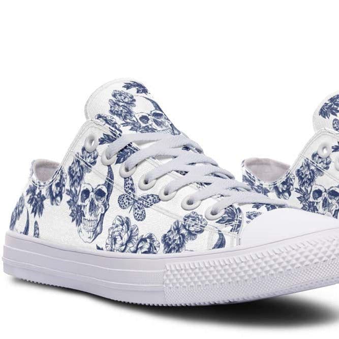 image-Fashion Printed Couple High Top Canvas Shoes