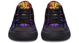 image-Fashion Printed Couple High Top Canvas Shoes