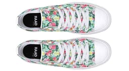 image-Fashion Printed Couple High Top Canvas Shoes