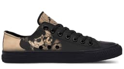 image-Fashion Printed Couple High Top Canvas Shoes