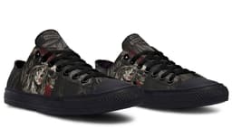 image-Fashion Printed Couple High Top Canvas Shoes