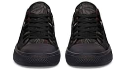 image-Fashion Printed Couple High Top Canvas Shoes