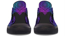 image-Fashion Printed Couple High Top Canvas Shoes