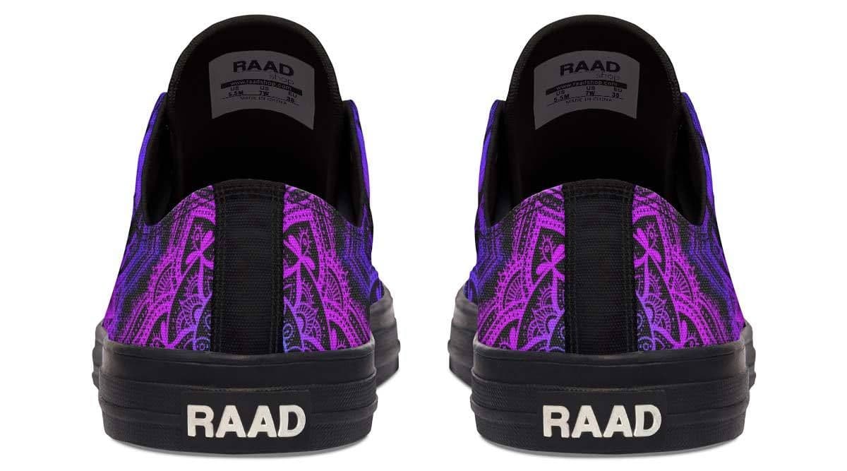 image-Fashion Printed Couple High Top Canvas Shoes