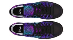 image-Fashion Printed Couple High Top Canvas Shoes