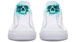 image-Fashion Printed Couple High Top Canvas Shoes