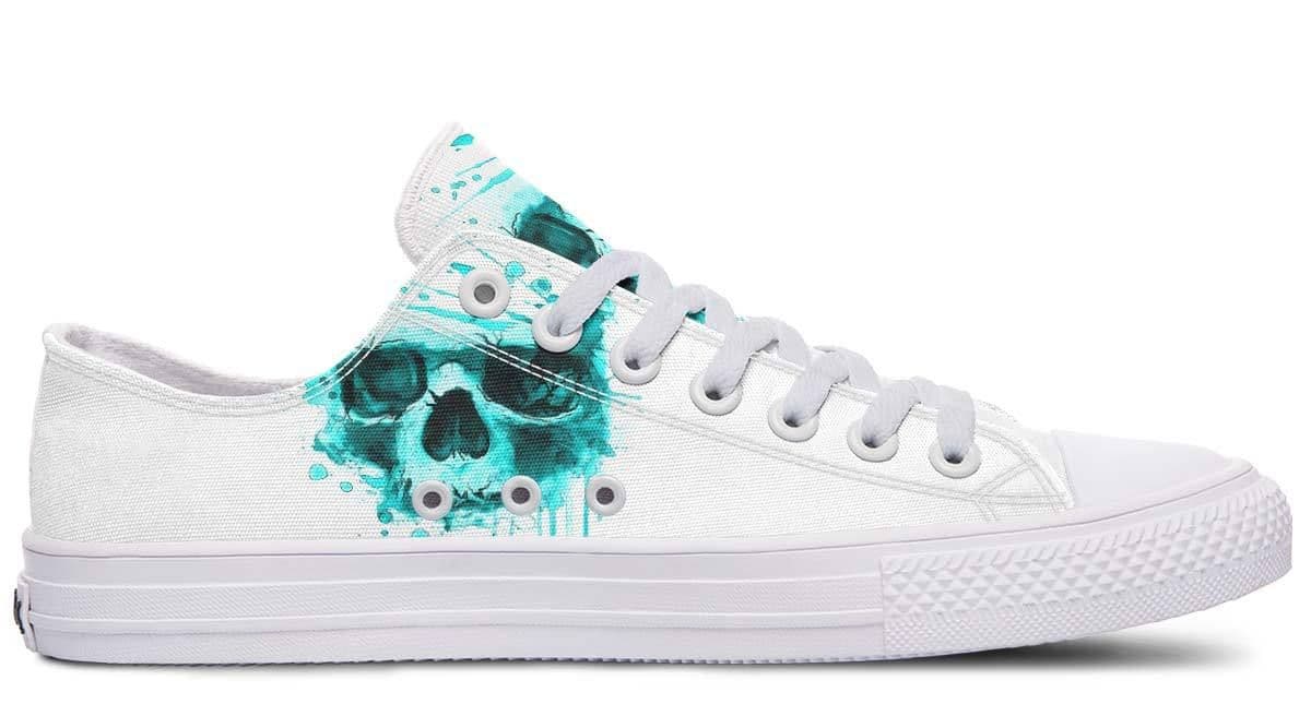 image-Fashion Printed Couple High Top Canvas Shoes