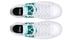 image-Fashion Printed Couple High Top Canvas Shoes