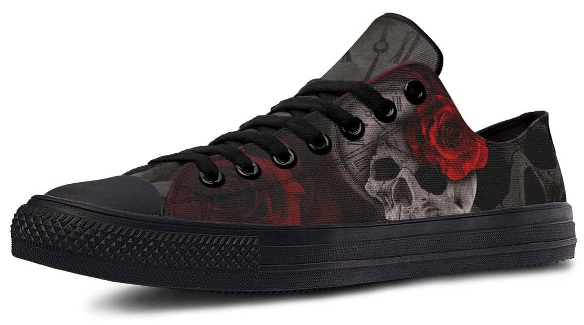 image-Fashion Printed Couple High Top Canvas Shoes