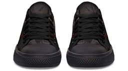 image-Fashion Printed Couple High Top Canvas Shoes
