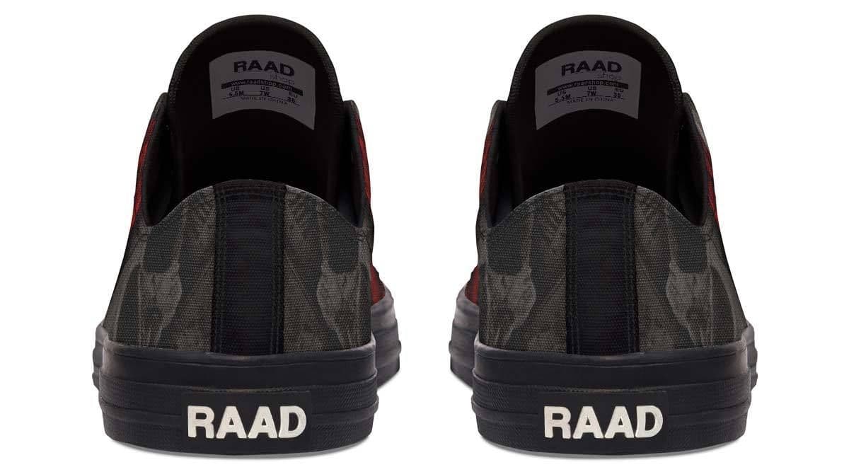 image-Fashion Printed Couple High Top Canvas Shoes