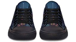 image-Fashion Printed Couple High Top Canvas Shoes