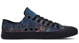 image-Fashion Printed Couple High Top Canvas Shoes