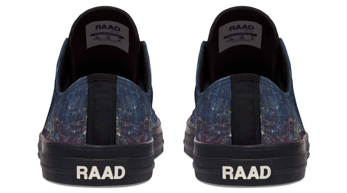 image-Fashion Printed Couple High Top Canvas Shoes