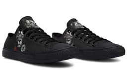 image-Fashion Printed Couple High Top Canvas Shoes