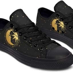 image-Fashion Printed Couple High Top Canvas Shoes