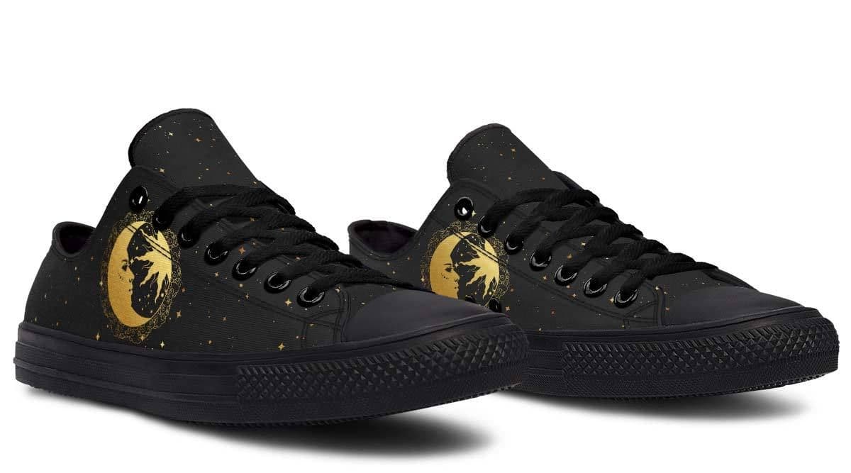 image-Fashion Printed Couple High Top Canvas Shoes