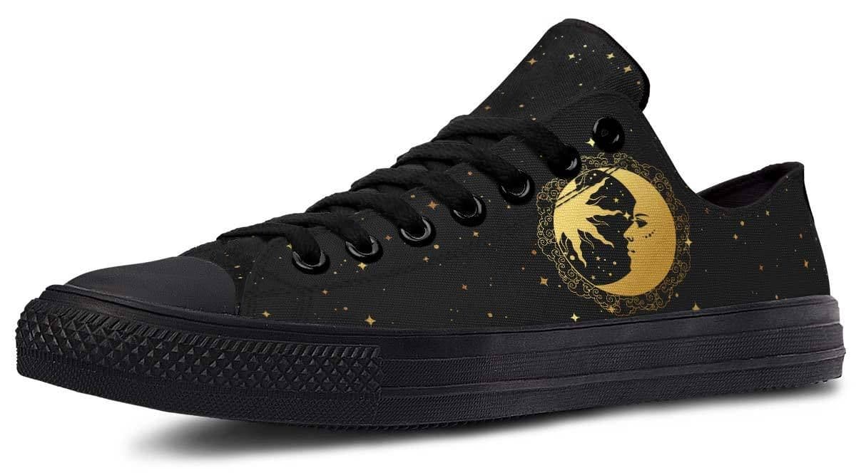 image-Fashion Printed Couple High Top Canvas Shoes