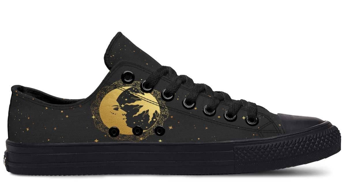 image-Fashion Printed Couple High Top Canvas Shoes