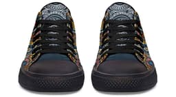 image-Fashion Printed Couple High Top Canvas Shoes