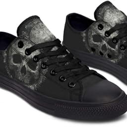 image-Fashion Printed Couple High Top Canvas Shoes