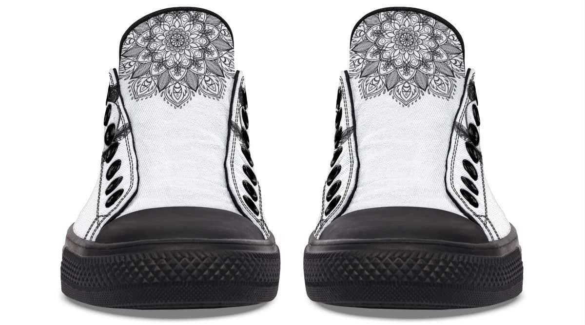 image-Fashion Printed Couple High Top Canvas Shoes