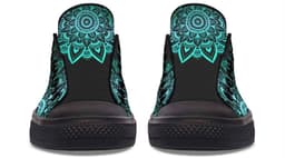 image-Fashion Printed Couple High Top Canvas Shoes