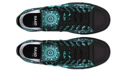 image-Fashion Printed Couple High Top Canvas Shoes