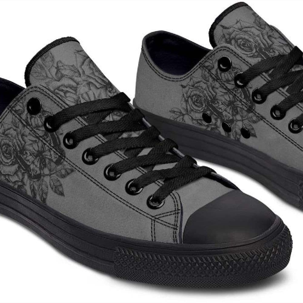 image-Fashion Printed Couple High Top Canvas Shoes