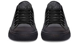 image-Fashion Printed Couple High Top Canvas Shoes