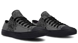 image-Fashion Printed Couple High Top Canvas Shoes