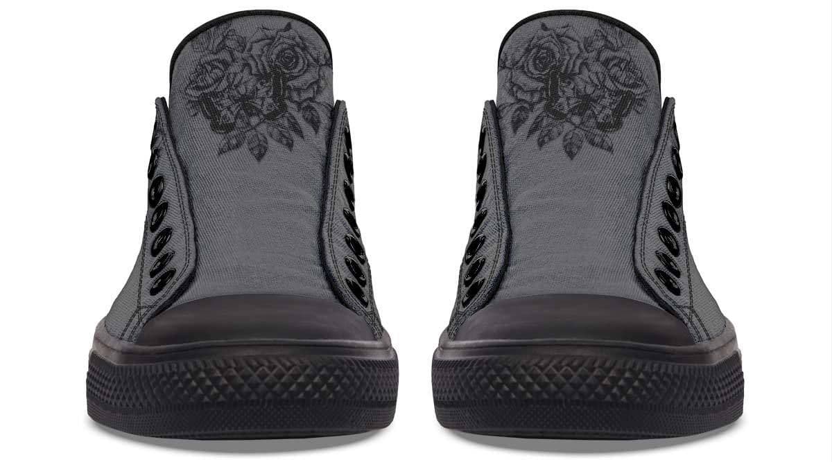 image-Fashion Printed Couple High Top Canvas Shoes