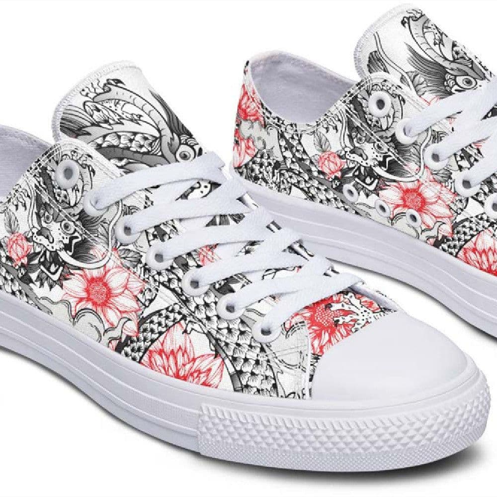 image-Fashion Printed Couple High Top Canvas Shoes