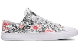 image-Fashion Printed Couple High Top Canvas Shoes