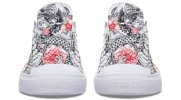 image-Fashion Printed Couple High Top Canvas Shoes
