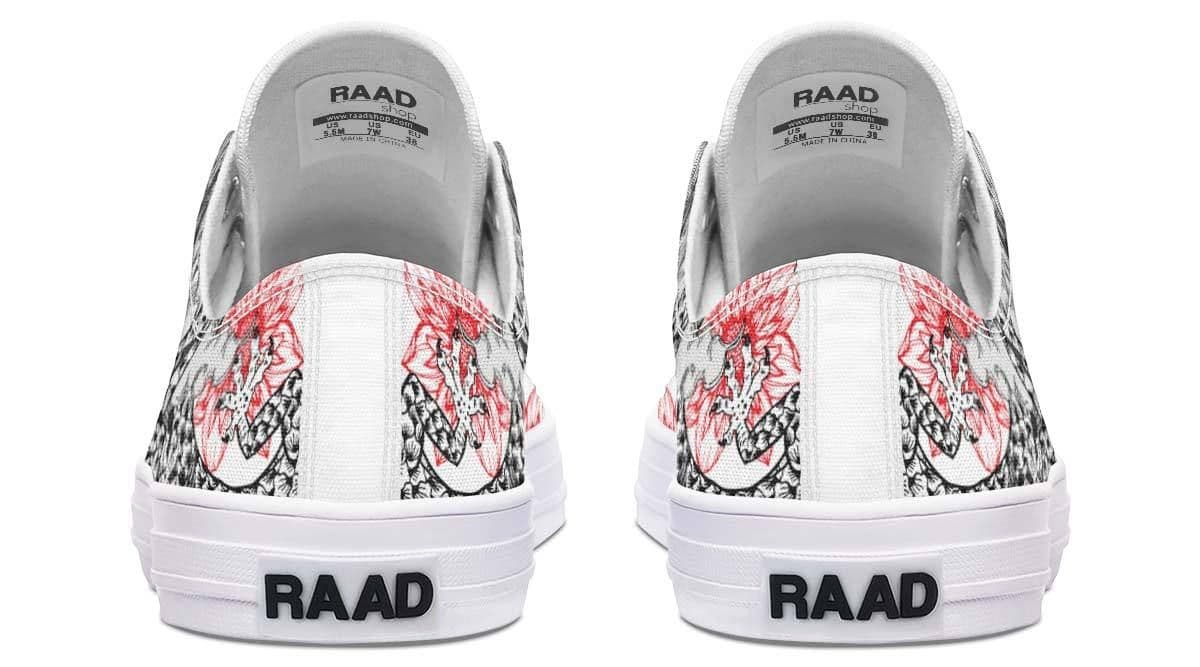 image-Fashion Printed Couple High Top Canvas Shoes
