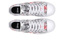 image-Fashion Printed Couple High Top Canvas Shoes