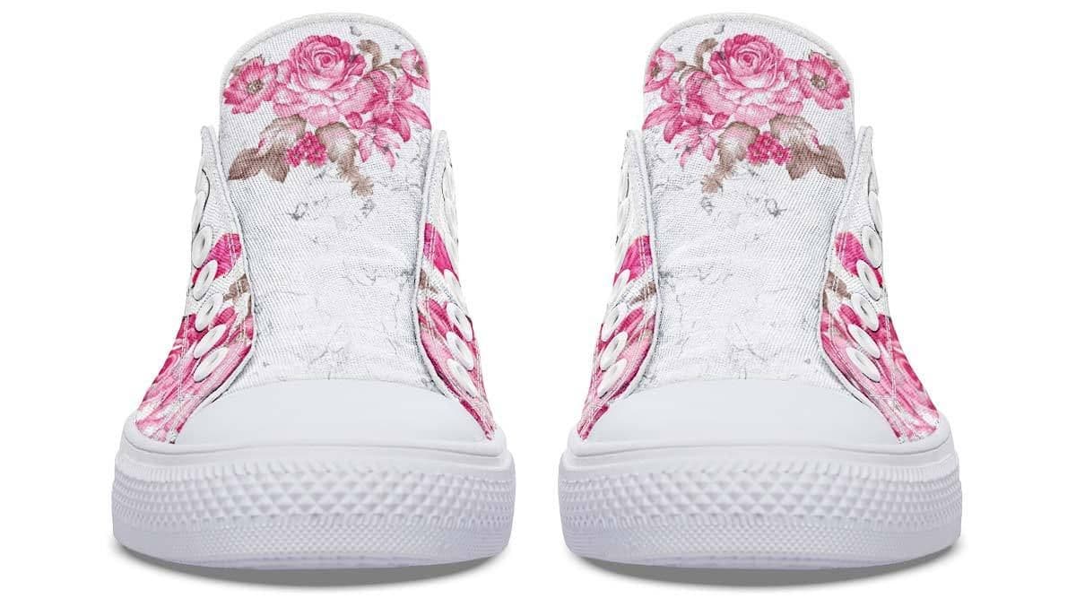 image-Fashion Printed Couple High Top Canvas Shoes