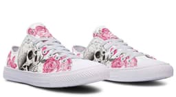image-Fashion Printed Couple High Top Canvas Shoes
