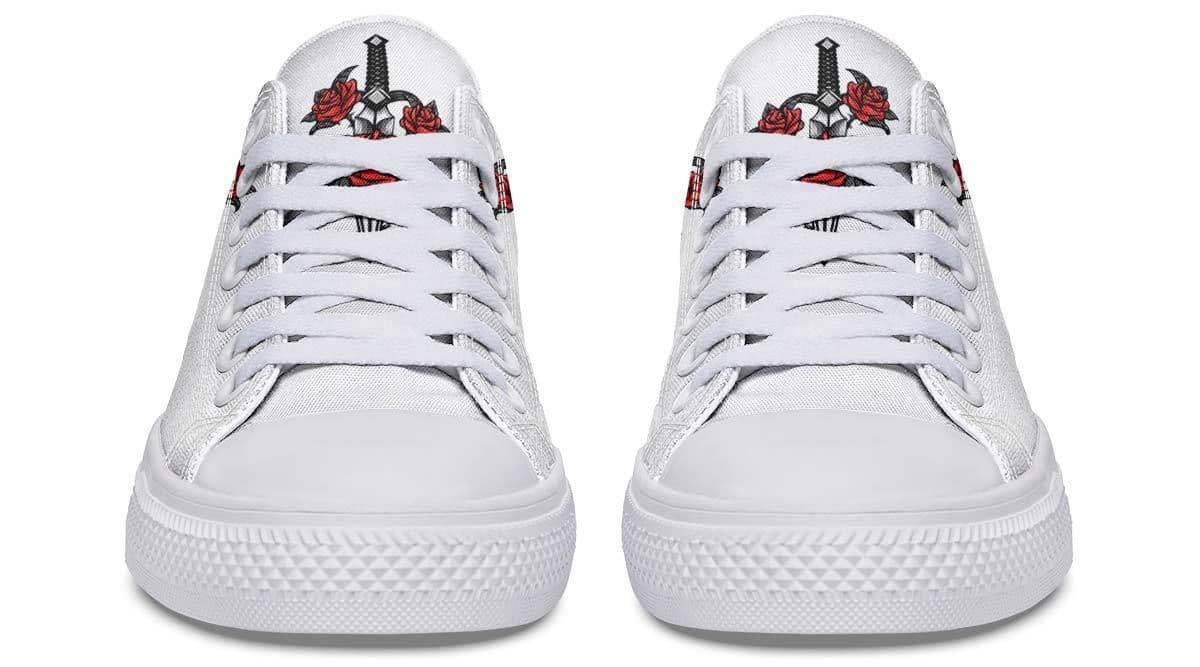 image-Fashion Printed Couple High Top Canvas Shoes