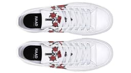 image-Fashion Printed Couple High Top Canvas Shoes