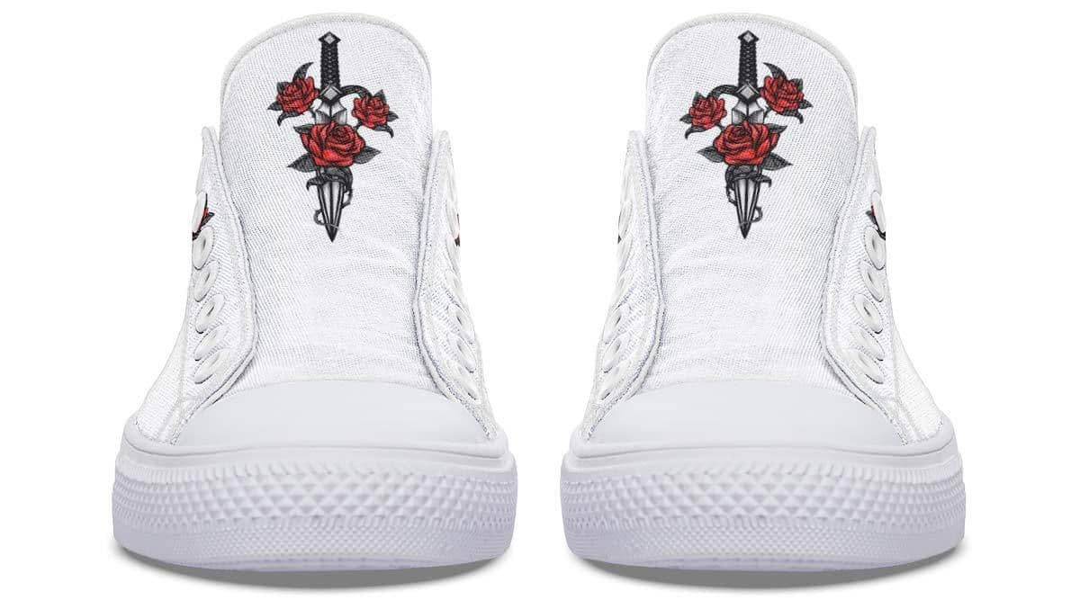 image-Fashion Printed Couple High Top Canvas Shoes