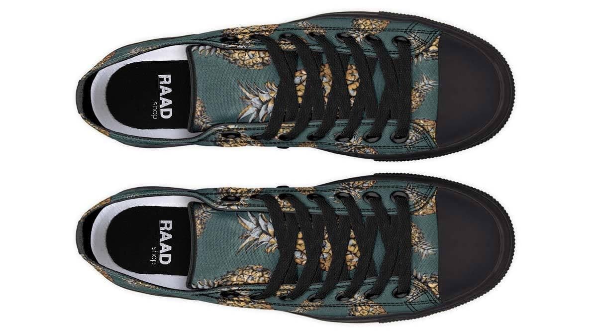 image-Fashion Printed Couple High Top Canvas Shoes