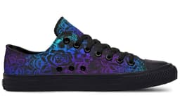 image-Fashion Printed Couple High Top Canvas Shoes