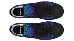 image-Fashion Printed Couple High Top Canvas Shoes