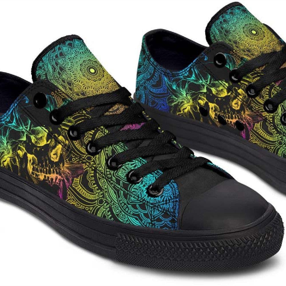 image-Fashion Printed Couple High Top Canvas Shoes