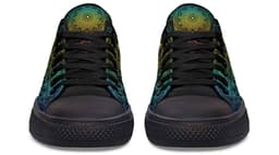 image-Fashion Printed Couple High Top Canvas Shoes