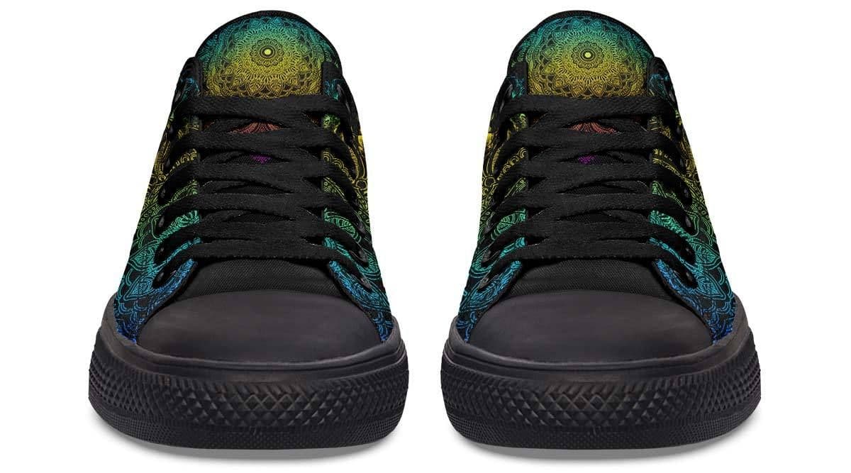 image-Fashion Printed Couple High Top Canvas Shoes