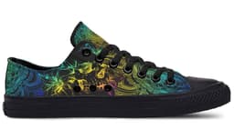 image-Fashion Printed Couple High Top Canvas Shoes