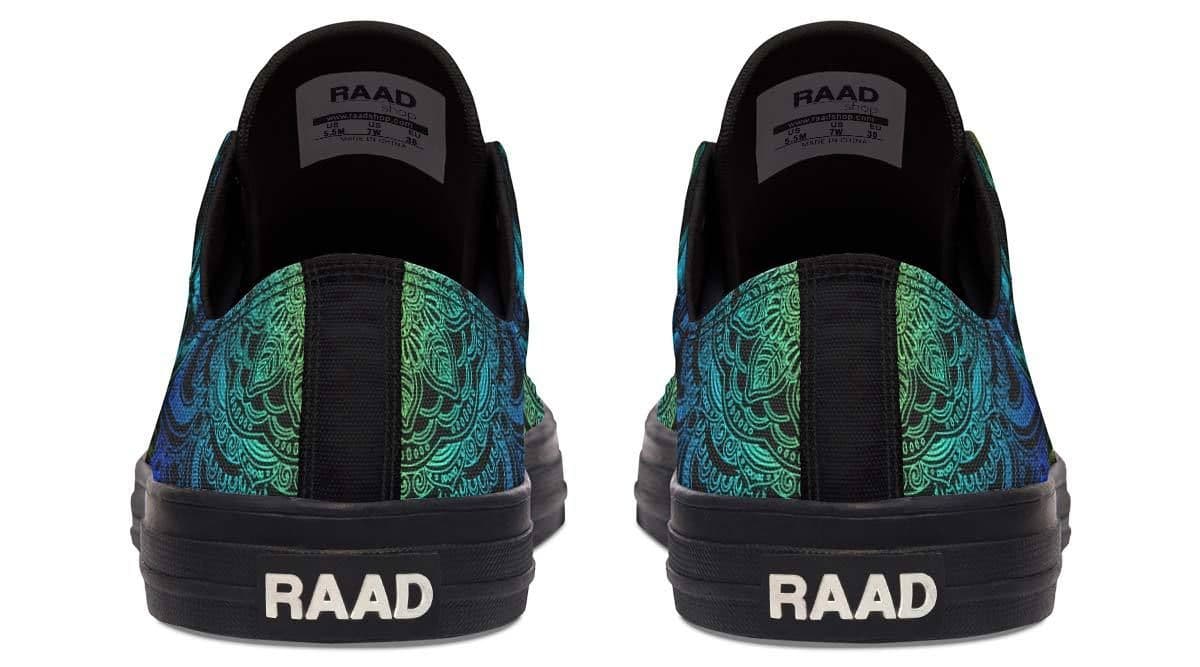image-Fashion Printed Couple High Top Canvas Shoes